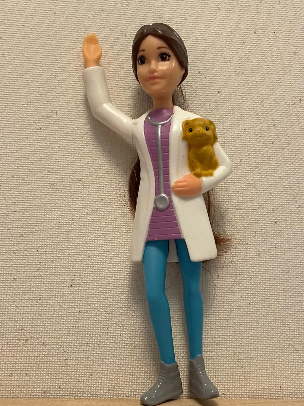 Barbie #4 Barbie Veterinarian Puppy Mini Figure